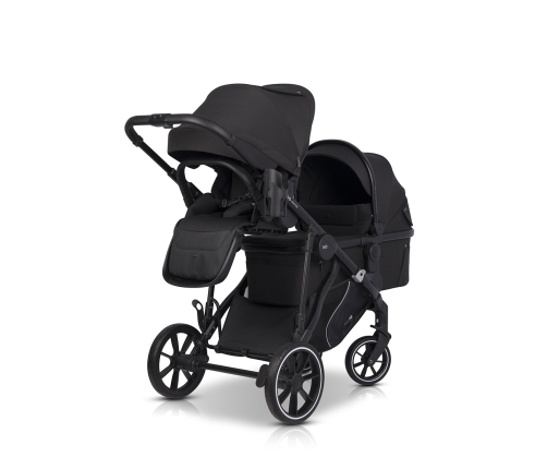 EasyGo Duoflex Ebony Black Dvīņu rati