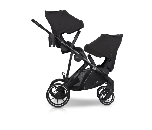 EasyGo Duoflex Ebony Black Dvīņu rati