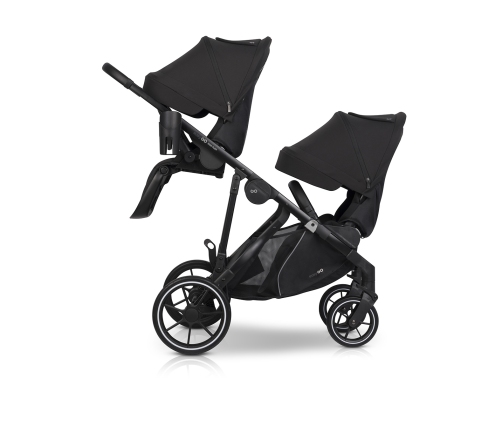 EasyGo Duoflex Ebony Black Dvīņu rati