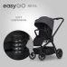EasyGo Reva Cloudy Gray Bērnu rati 2in1