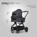 EasyGo Reva Cloudy Gray Bērnu rati 2in1