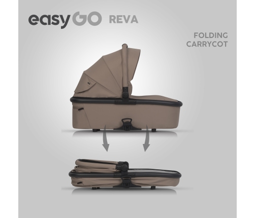 EasyGo Reva Golden Beige Детская коляска 2in1