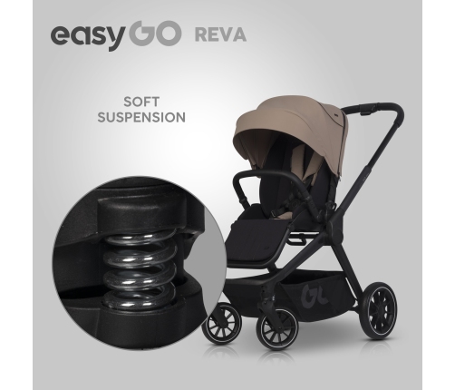 EasyGo Reva Golden Beige Детская коляска 2in1