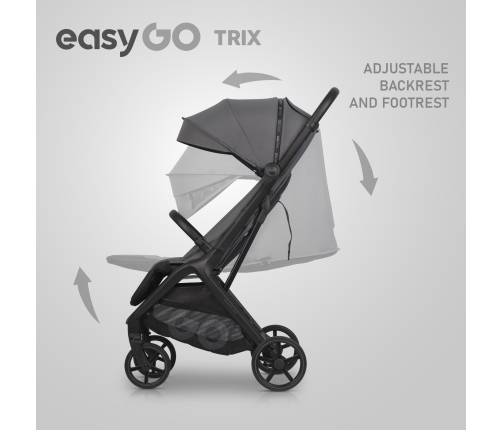 EasyGo Trix Cloudy Gray Прогулочная коляска
