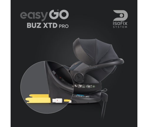 Fotelik samochodowy EasyGo Buz Xtd Pro Granito