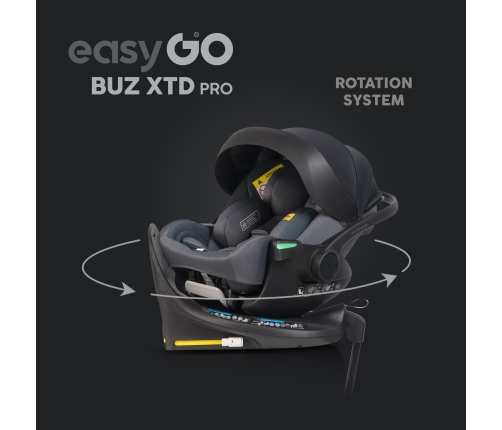 Fotelik samochodowy EasyGo Buz Xtd Pro Granito