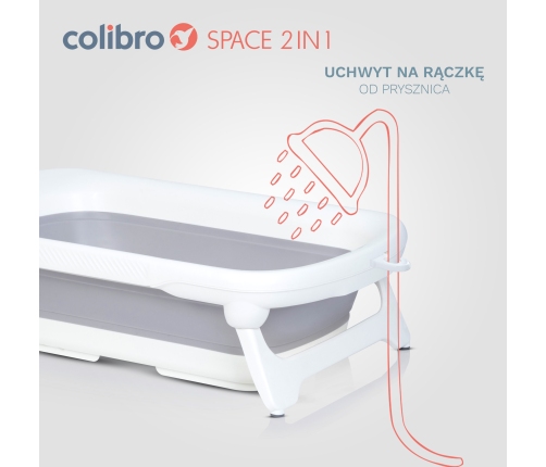 Wanienka dziecięca Colibro Space 2w1