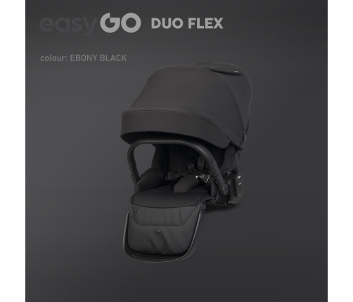 EasyGo Duoflex Ebony Black Pastaigu rati