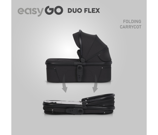 EasyGo Duoflex Ebony Black Pastaigu rati