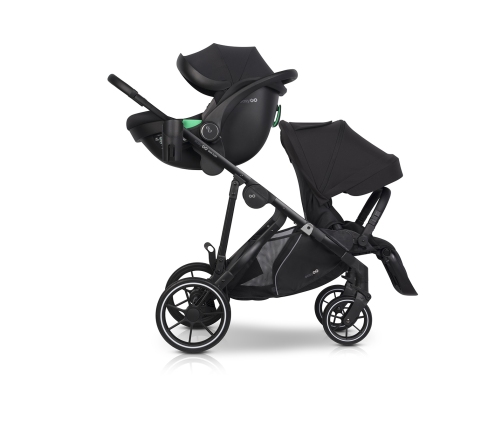 EasyGo Duoflex Ebony Black Pastaigu rati