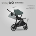 Wózek dziecięcy EasyGo Duoflex Sage Green 2 siedziska 2 gondole