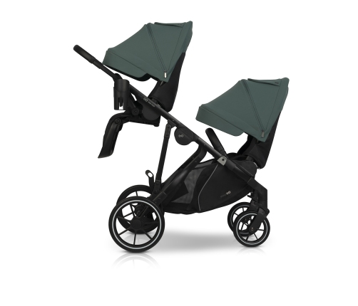 Wózek dziecięcy EasyGo Duoflex Sage Green 2 siedziska 2 gondole