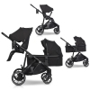 EasyGo Duoflex Ebony Black Коляска для двойняшек