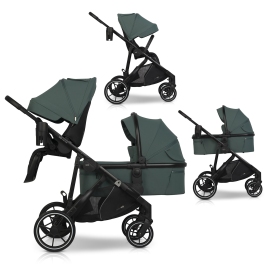 Wózek dziecięcy EasyGo Duoflex Sage Green 1 siedzisko 1 gondola