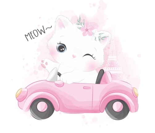 Bērnu gulta LUK 140x70 ar aizsargmaliņu un matraci KOT