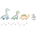 Детская кровать Luk с матрасом и защитным бортиком 164 см x 85 см x 63 см Dinosaurs