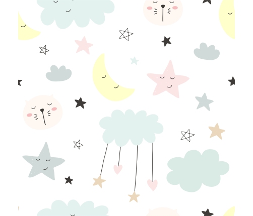 Bērnu rotaļlietu kaste DARIA Stars