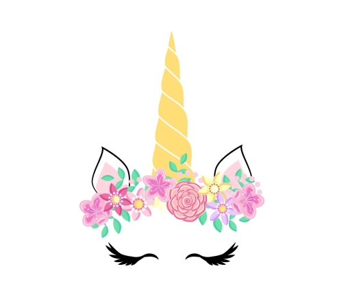 Детская кровать Luk с матрасом и защитным бортиком 164 см x 85 см x 63 см Unicorn horn