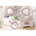 Детская кровать Pink Cat 140x70 с ящиком и матрасом