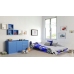 Batcar bērnu gulta 160x80 ar matraci FORMULA Zils