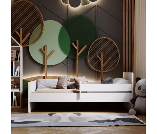 Vienvietīga gulta Max 140x70 ar aizsargmalu un matraci