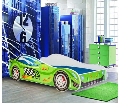 Batcar bērnu gulta 160x80 ar matraci Speed