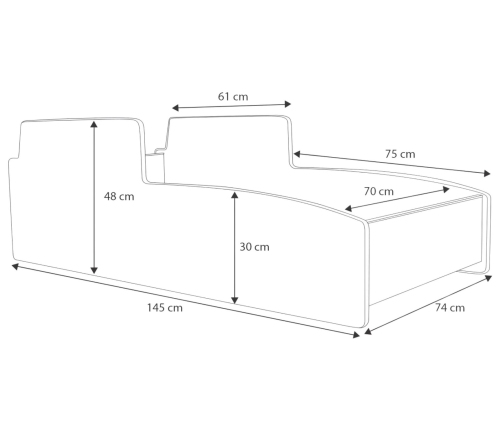Детская кровать в форме грузовика RIKO 140x70 Красная с матрасом