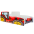 Bērnu gulta ar matraci Car 160x80 Sarkans
