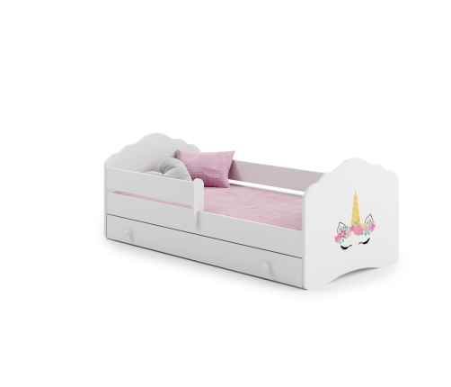 Детская кровать FALA 140x70 с ящиком Unicorn horn