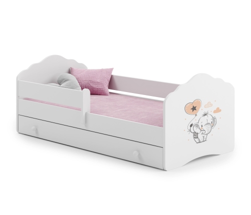 Детская кровать FALA 160x80 с ящиком Baby elephant