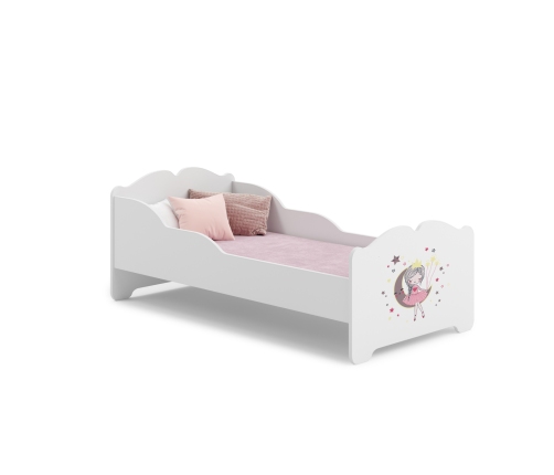 Детская кровать Anna 160x80 с матрасом Спящая принцесса