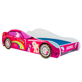 Batcar bērnu gulta 160x80 ar matraci Rozā Batcar bērnu gulta 160x80 ar matraci Rozā