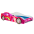 Bērnu gulta Batcar 140x70 ar matraci – rozā