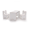 Children's Timi table and two chairs MDF colour white Children's Timi table and two chairs MDF colour white