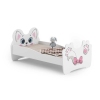 Bērnu gulta Pink Cat 160x80 ar matraci Bērnu gulta Pink Cat 160x80 ar matraci
