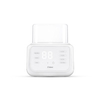 Kidnort Håp White Pudeļu sildītājs