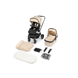 Kidnort Isbjörn x Sove Beige Bērnu ratiņi 2in1 Kidnort Isbjörn x Sove Beige Bērnu ratiņi 2in1