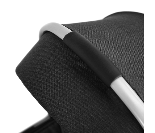 Kidnort Isbjörn x Sove Black Bērnu ratiņi 2in1