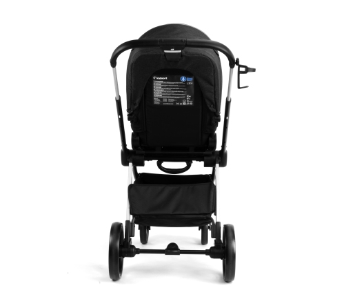 Kidnort Isbjörn x Sove Black Bērnu ratiņi 2in1