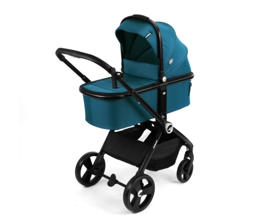 Kidnort Isbjörn x Sove Blue Bērnu ratiņi 2in1