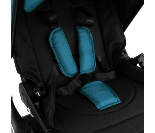 Kidnort Isbjörn x Sove Blue Bērnu ratiņi 2in1