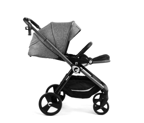 Kidnort Isbjörn x Sove Gray Bērnu ratiņi 2in1