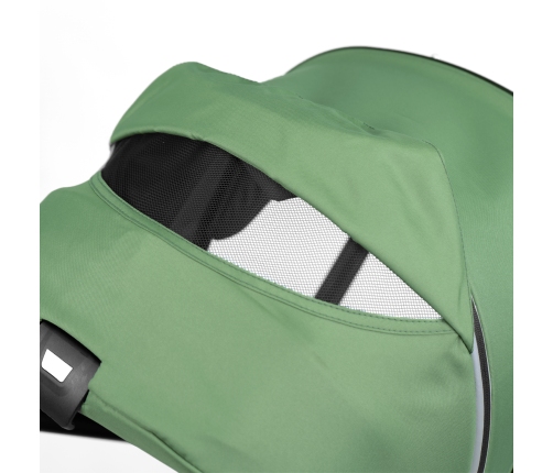 Kidnort Isbjörn x Sove Green Bērnu ratiņi 2in1