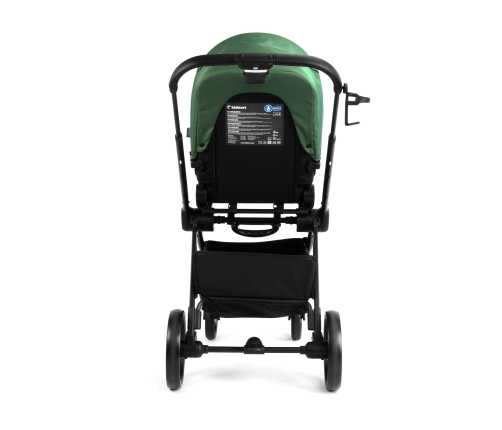 Kidnort Isbjörn x Sove Green Bērnu ratiņi 2in1