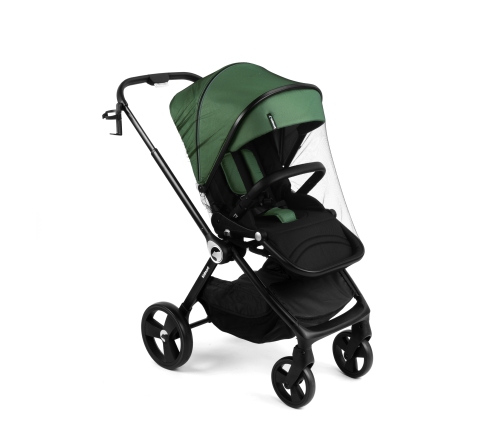 Kidnort Isbjörn x Sove Green Bērnu ratiņi 2in1