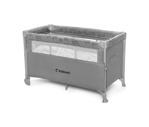 Kidnort Näste Oxford 210
Light gray Bērnu ceļojumu gultiņa
