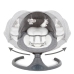Kidwell LUXI DARK MELANGE 2-in-1 electric baby bouncer