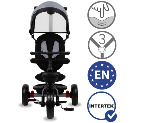 Трёхколёсный велосипед Kidwell AXEL TITANIUM GRAY