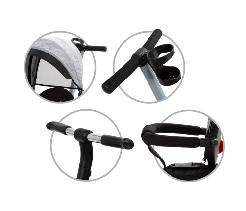 Трёхколёсный велосипед Kidwell AXEL TITANIUM GRAY