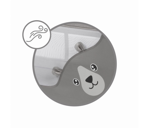 Детская дорожная кроватка Kidwell BLISSY Gray